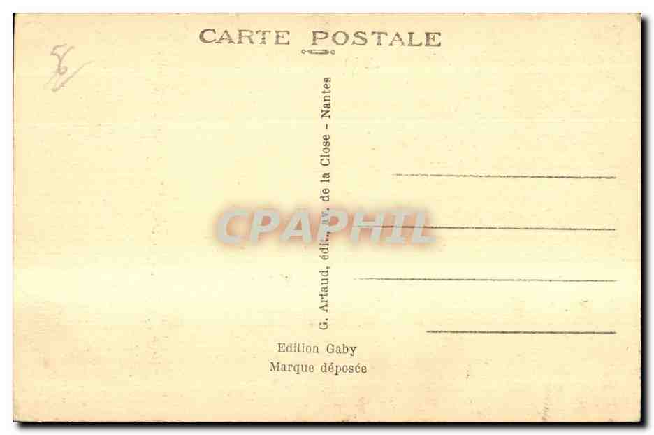 CPA Rochefort en Terre (Morbiban) Cour d honneur du chateau — Rückseite