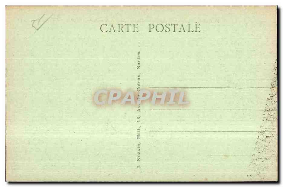ROCHEFORT-en-TERRE (Morbihan) — Détails de rochers surplombant la Vallée de Gueuzon — Coteel A.C. n°13 — Rückseite