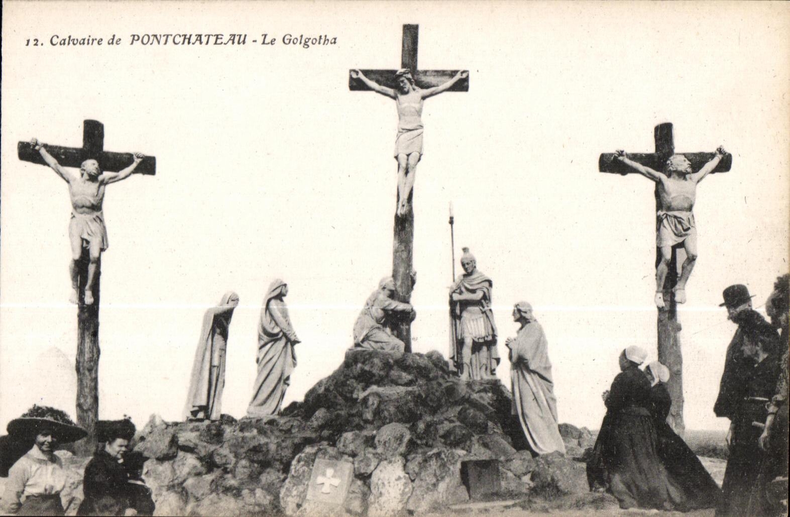 CPA Calvaire de Pontchateau Le Golgotha