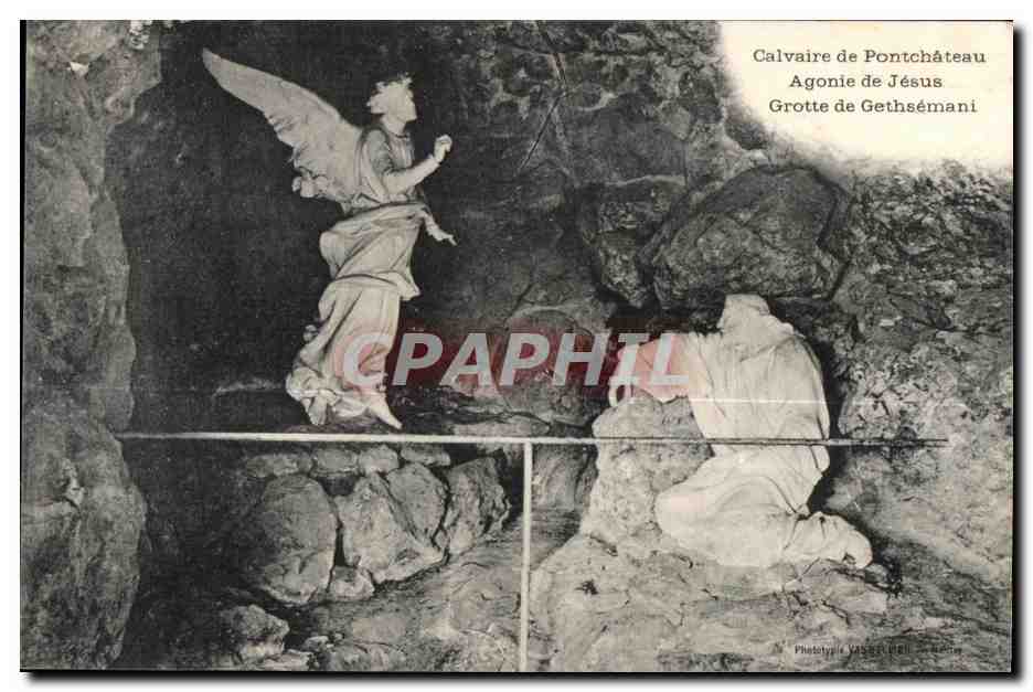 CPA Calvaire de Pontchateau Agonie de Jesus Grotte de Gethsemani
