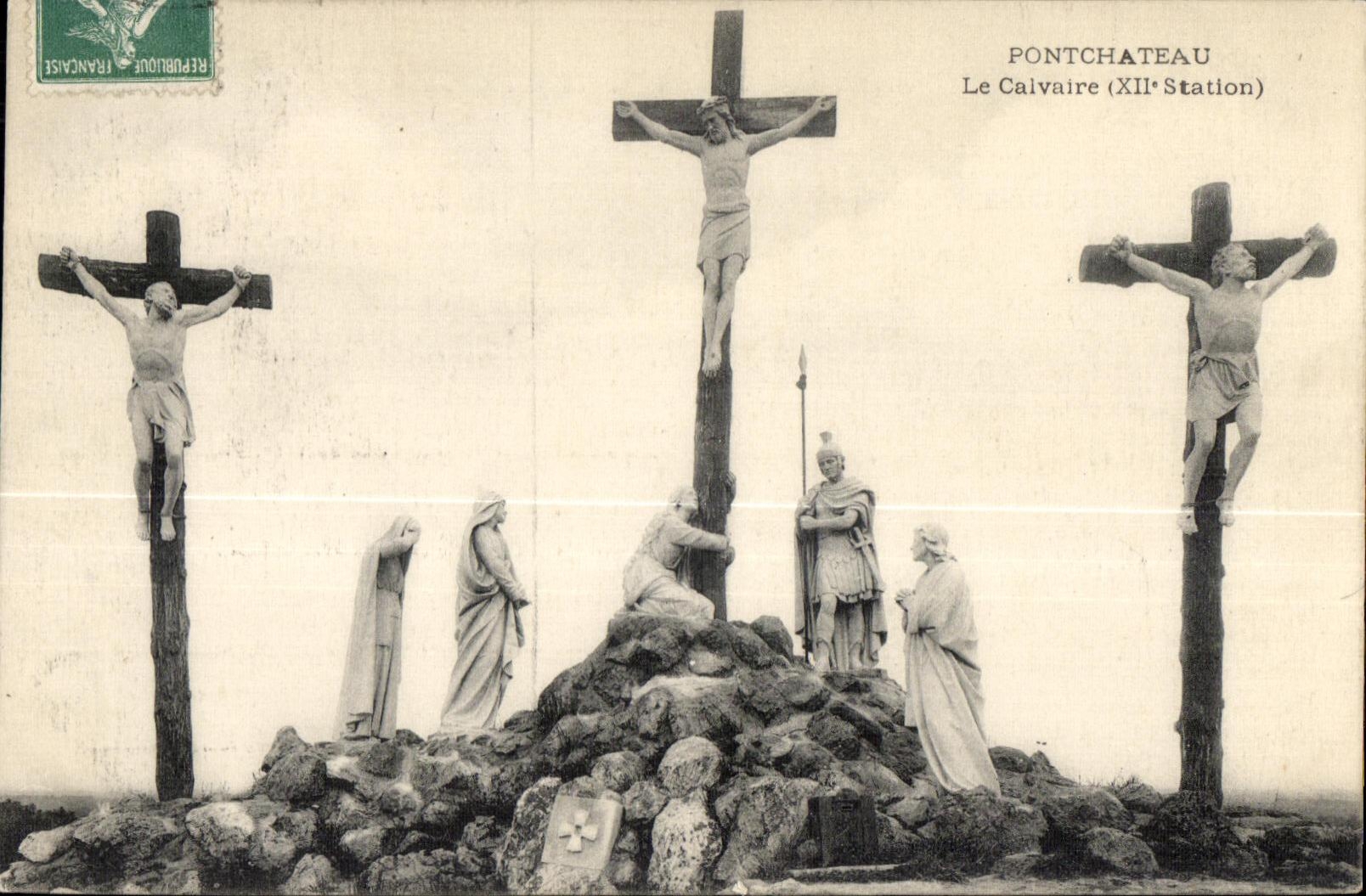 CPA Pontchateau Le Calvaire (XII Station)