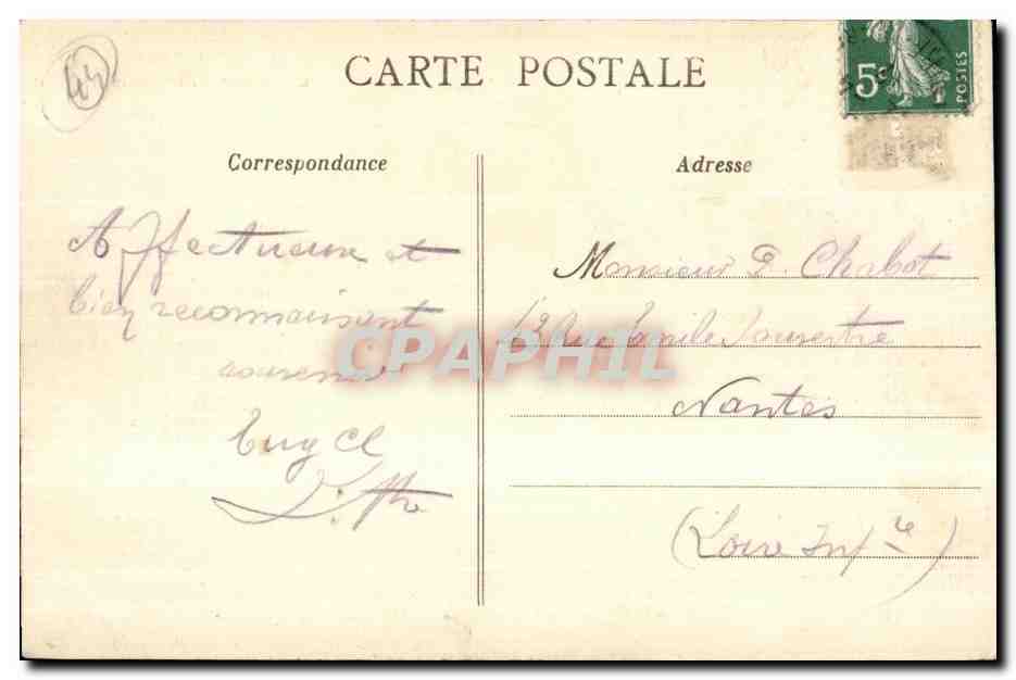 CPA Pontchateau Le Calvaire (XII Station) — Rückseite