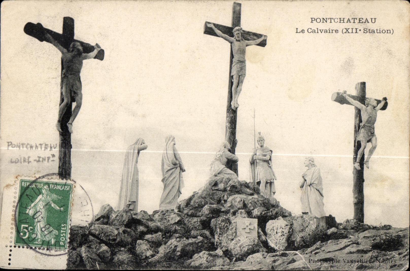 CPA Pontchateau Le Calvaire (XII Station)