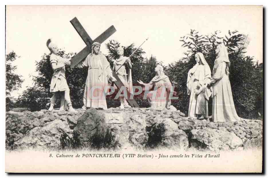 Calvaire de Pontchâteau (VIIIe Station) — Jésus console les Filles d'Israël — Artaud et Nozaïs, Nantes