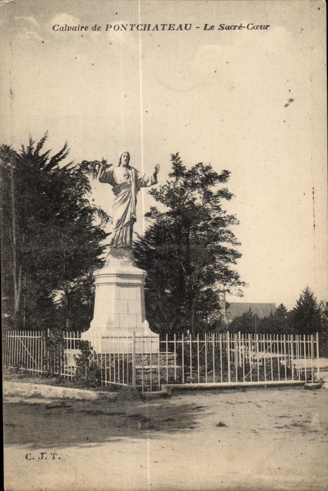 CPA Calvaire de Pontchateau Le Sacre Coeur