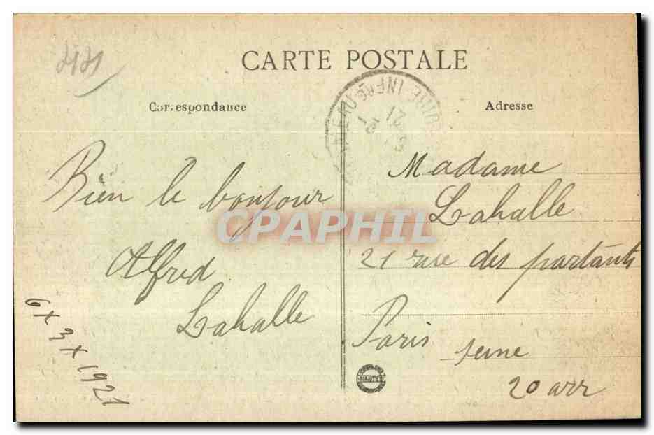 CPA Calvaire De Pontchateau Scala Sancta Le Pretoire — Rückseite