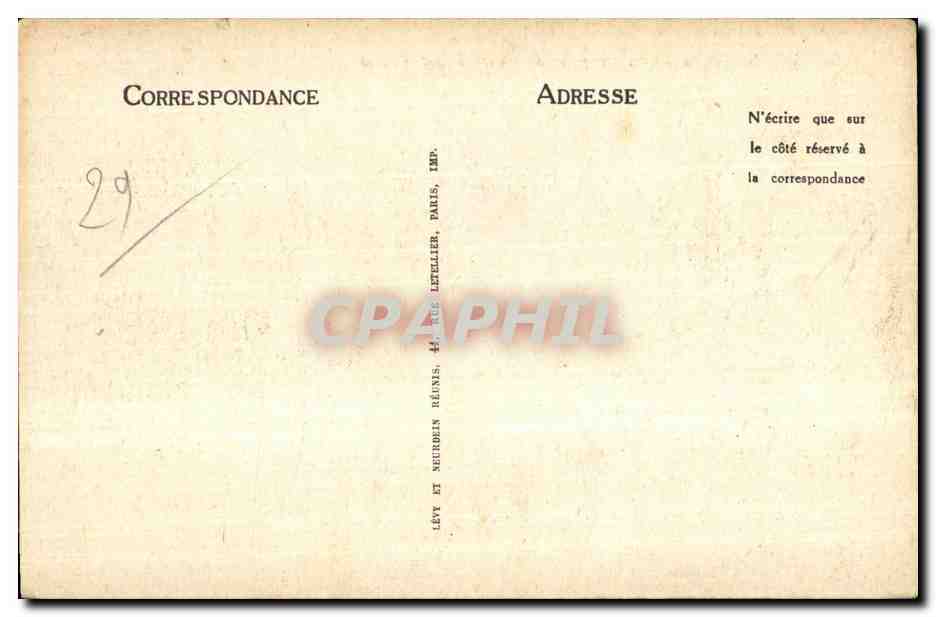 CPA Brest la rade vue prise du cours Dajot Bateaux — Rückseite