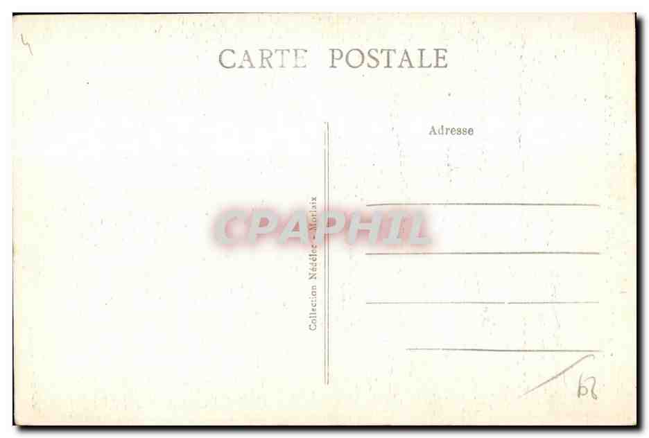 CPA Guimiliau (finistere) Le Grand Baptistere — Rückseite