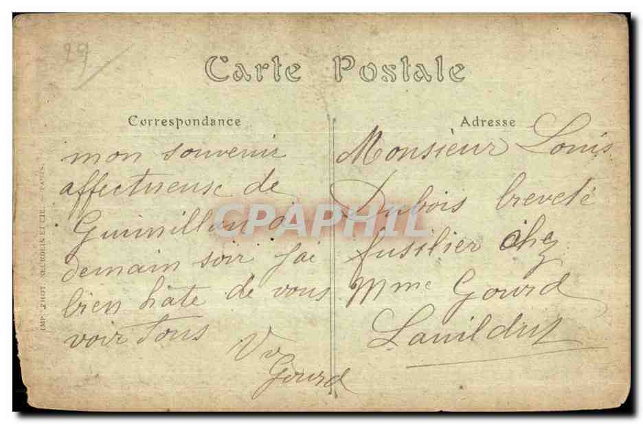 Guimiliau (Finistère) — Le Calvaire (XVIe s.) — ND. Phot. — Rückseite