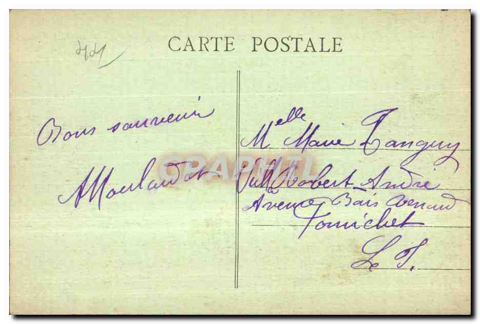 CPA Pelerinage Calvaire De Pontchateau Ascinsion de Notre Seigneur — Rückseite