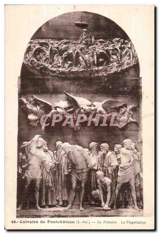 Calvaire de Pontchâteau (L.-Inf.) — Le Prétoire — La Flagellation