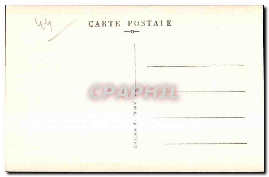CPA Le Prieure de Pontchateau La chapelle — Back