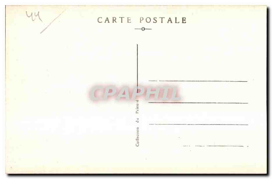 CPA Le Prieure de Pontchateau Le Calvaire — Back