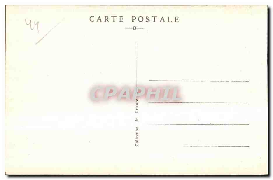 CPA Le Prieure de Pontchateau Notre Dame Prieure — Rückseite