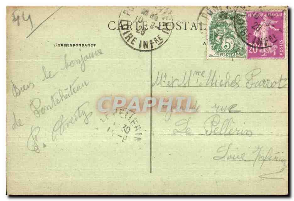 CPA Pelerinage du Calvaire de Pontchateau La Resurrection — Rückseite