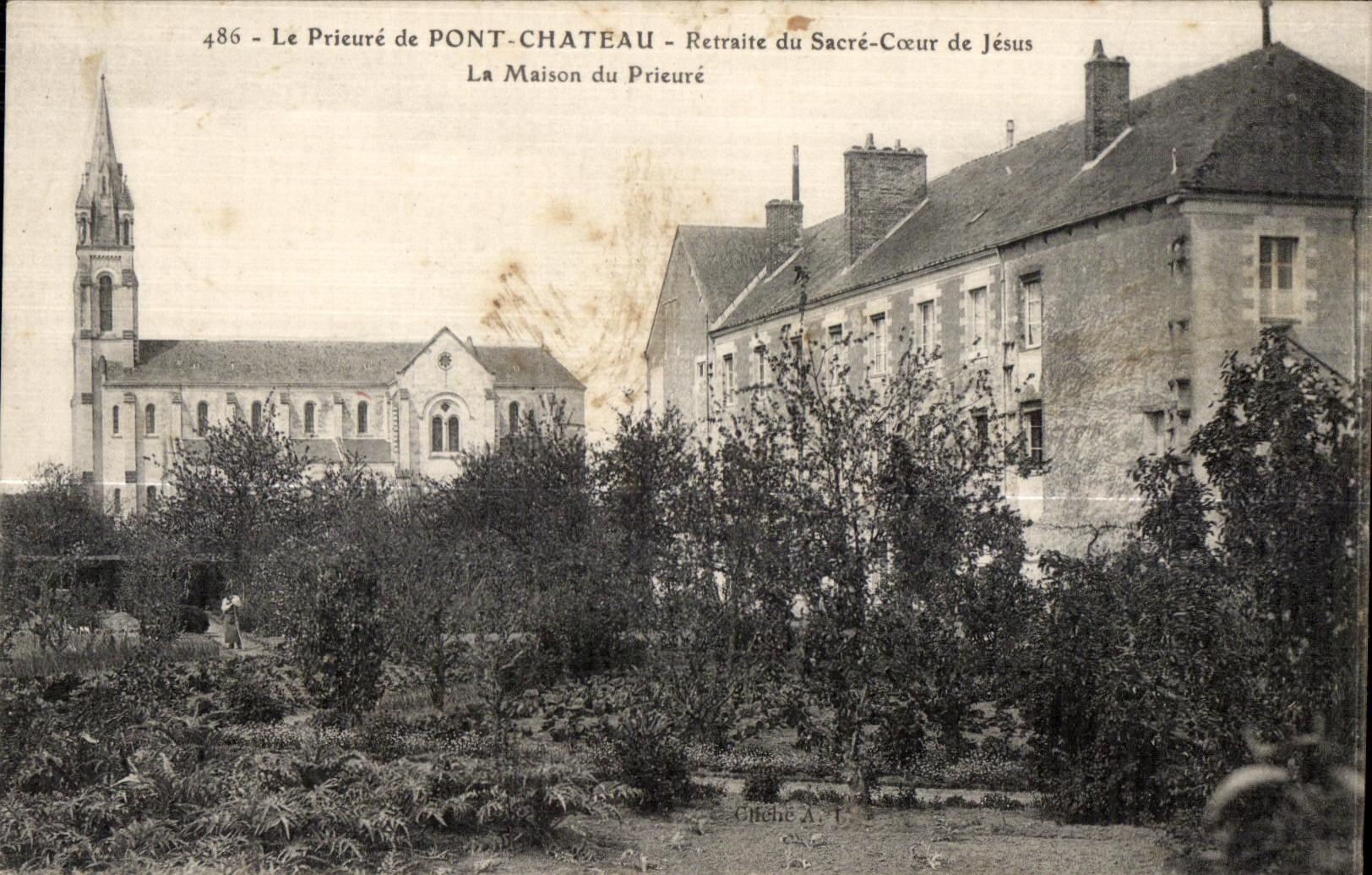 CPA Le Pricure de Pont Chateau Retraite du Sacre Cocur de Jesus La Maison du Pricure