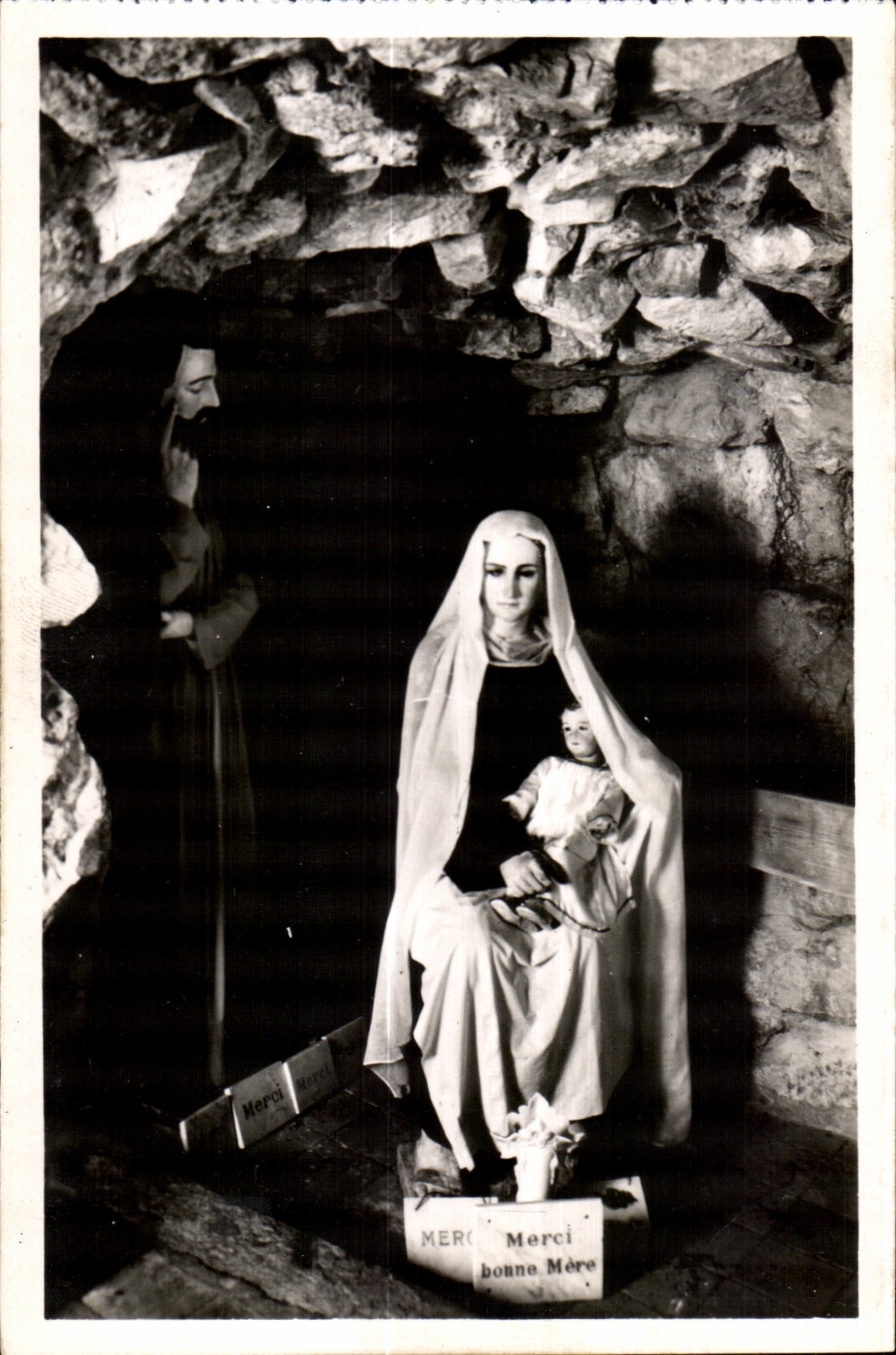 Grotte de Bethléem — Calvaire de Pont-Château (Loire-Inf.) — Édition J. Larentière, Boulogne (Seine)