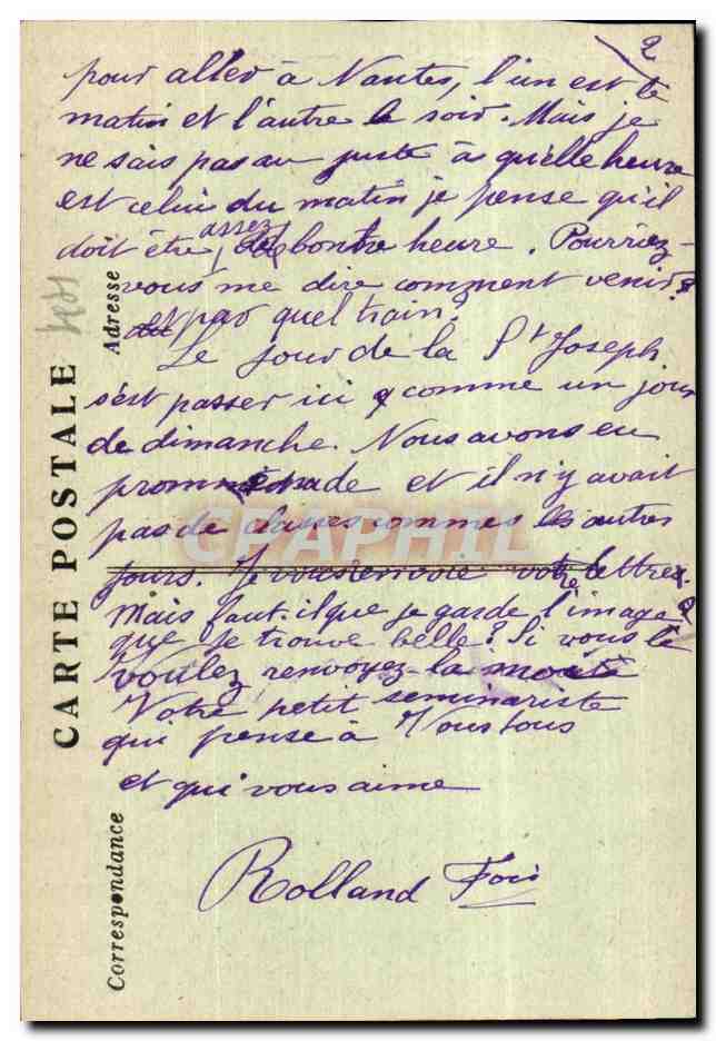 Calvaire de Pontchâteau — 9e Station : Jésus tombe pour la troisième fois — éditeur non identifié — Reverso