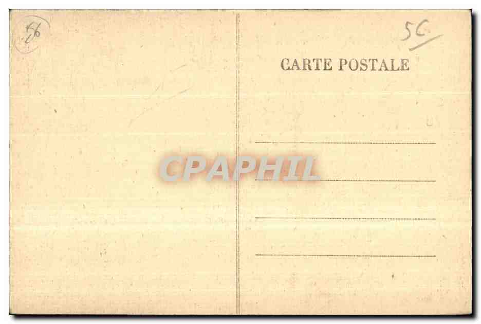 CPA Le Faouet Chapelle Sainte Fiacre — Rückseite