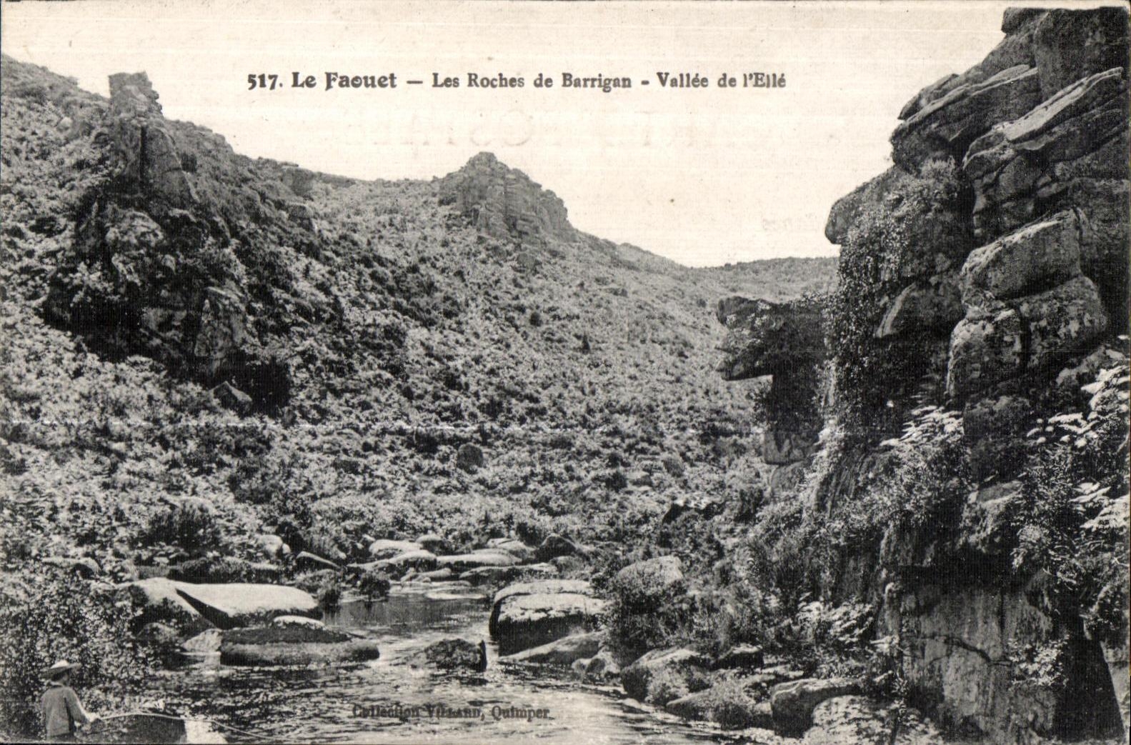Le Faouet — Les Roches de Barrigan — Vallée de l'Ellé — Collection Vézanne, Quimper