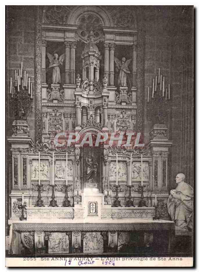 CPA Ste Anne d Auray L Autel privllegle de Ste Anne