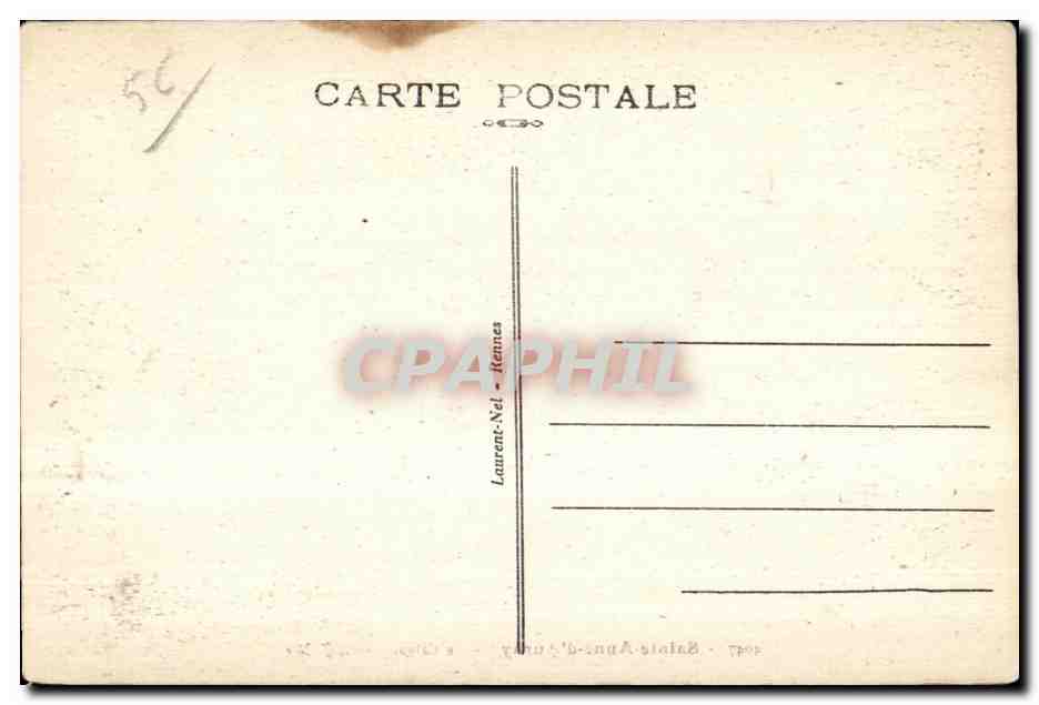 CPA Ste Anne d Auray Le Calvaire et le Cloitre — Verso
