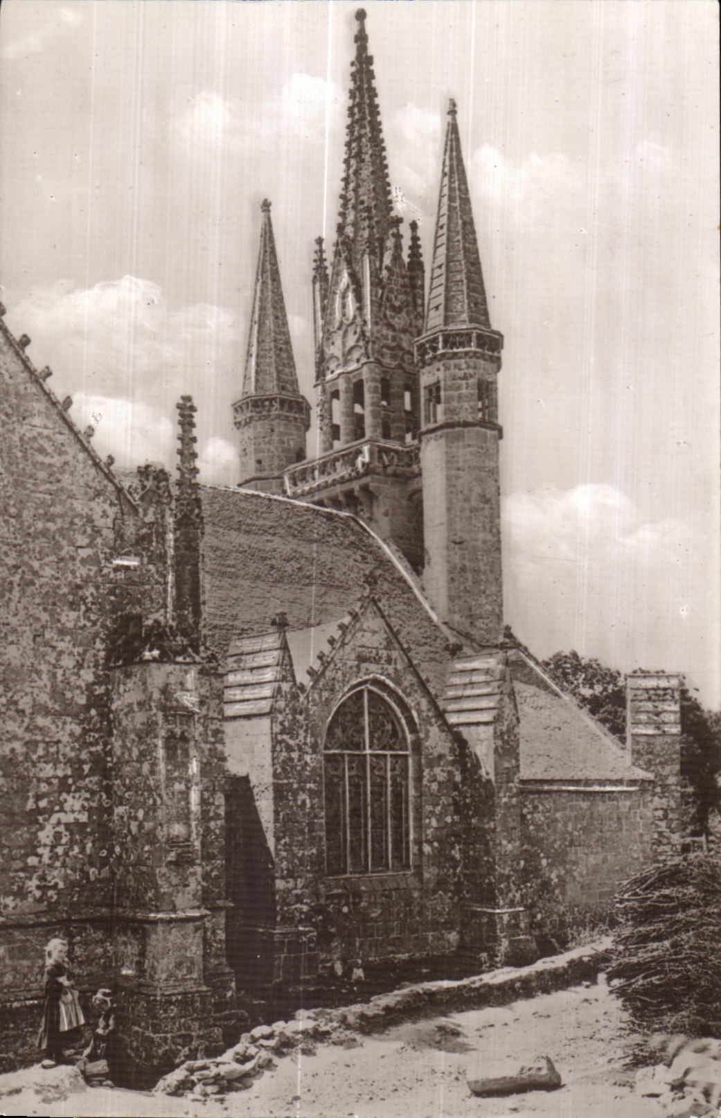 CPA Le Faouet (Morbihan) La Chapelle Saint Fiacre Enfants 