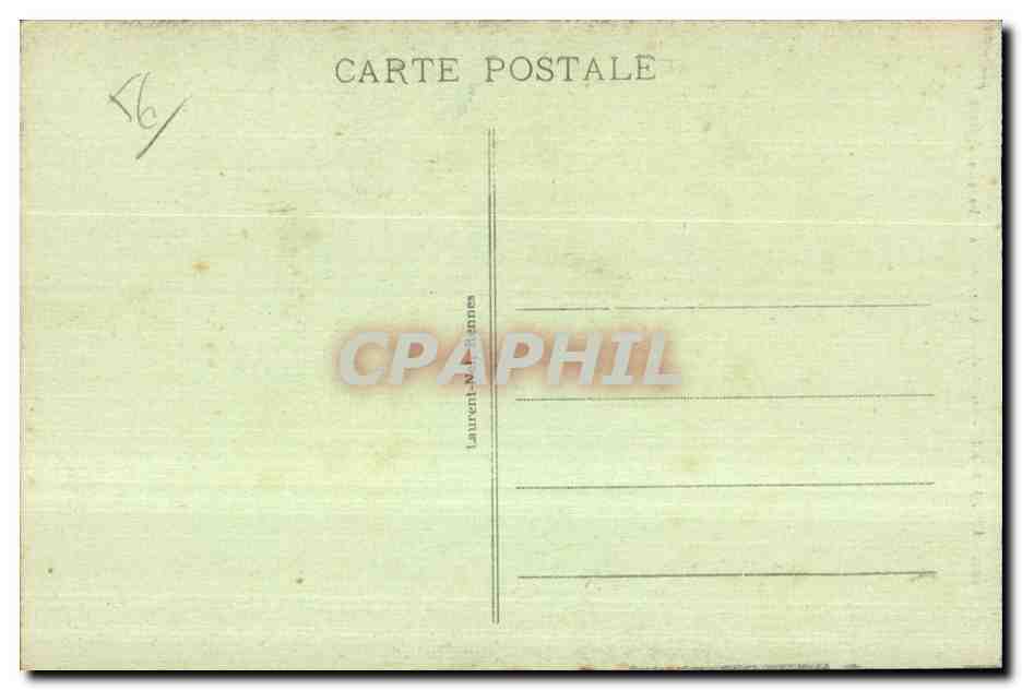 CPA Le Faouet Ste Barde Arche de la Chpelle St Michel — Rückseite