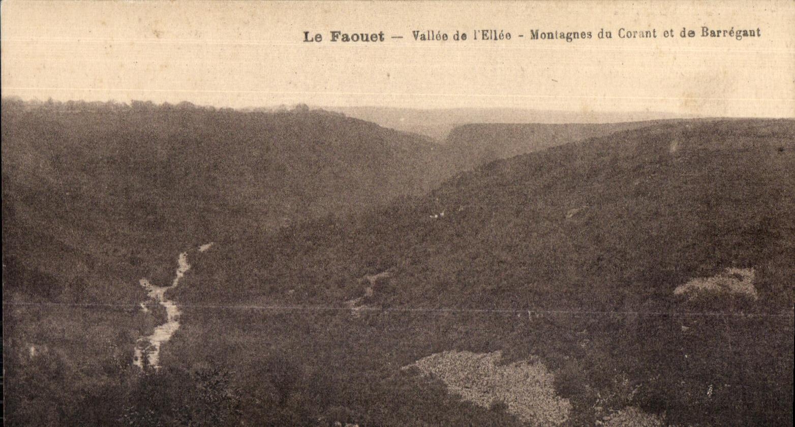 Le Faouet — Vallée de l'Ellée — Montagnes du Corant et de Barrégant