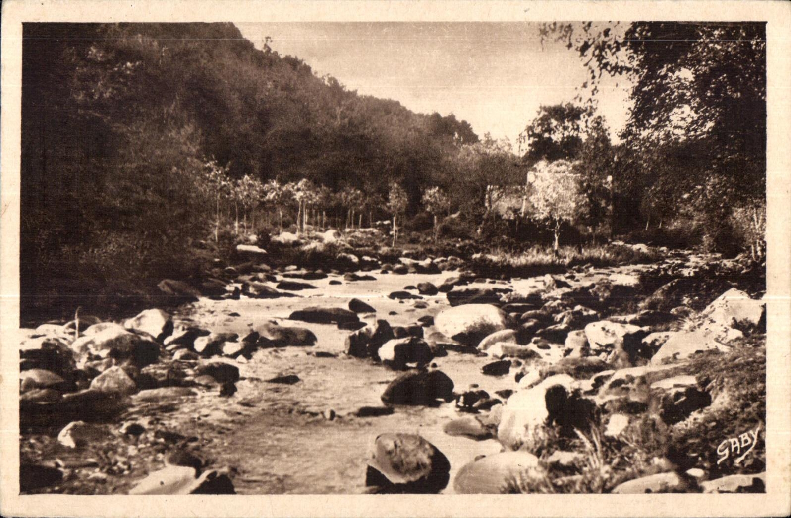Le Faouët (Morbihan) — La rivière de l'Ellé au Moulin Blanc — Éditions Gaby