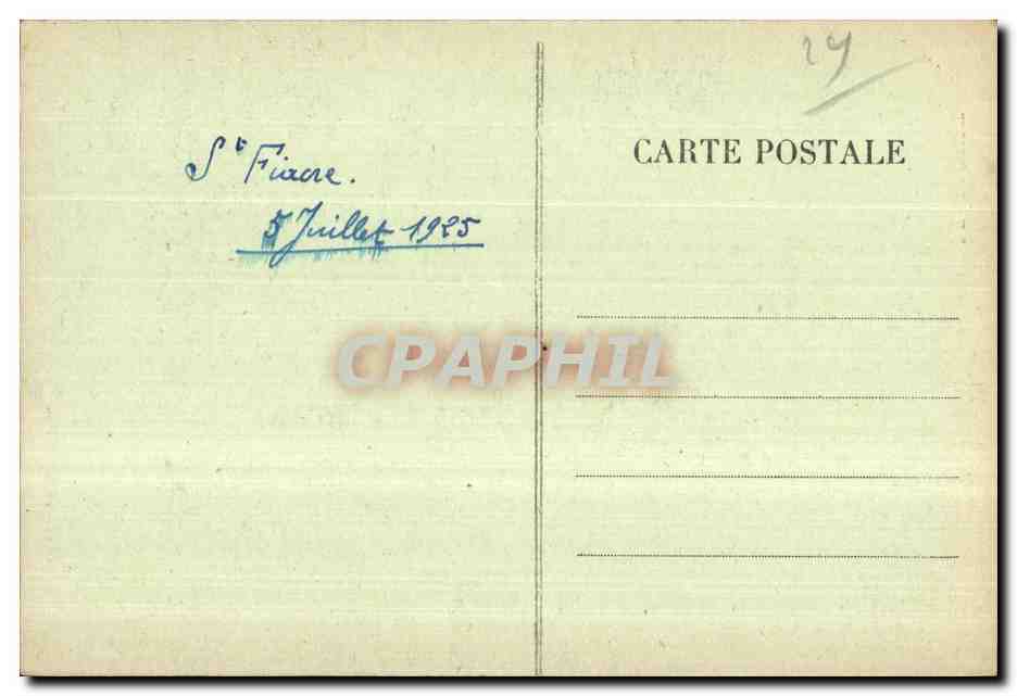 Le Faouët. Chapelle Saint-Fiacre, XVe siècle — Éditeur : TAILLEUX & FILS — Rückseite