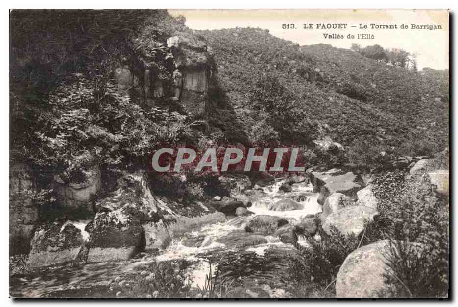 Le Faouët — Le Torrent de Barrigan — Vallée de l'Ellé — n° 513