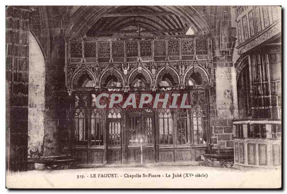 CPA Le Faouet Chapelle St Fiacre Le Jube (XV siecle)