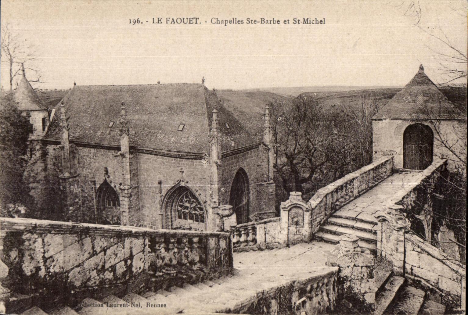 Le Faouët - Chapelles Ste-Barbe et St-Michel — Collection Laurent-Nel, Rennes