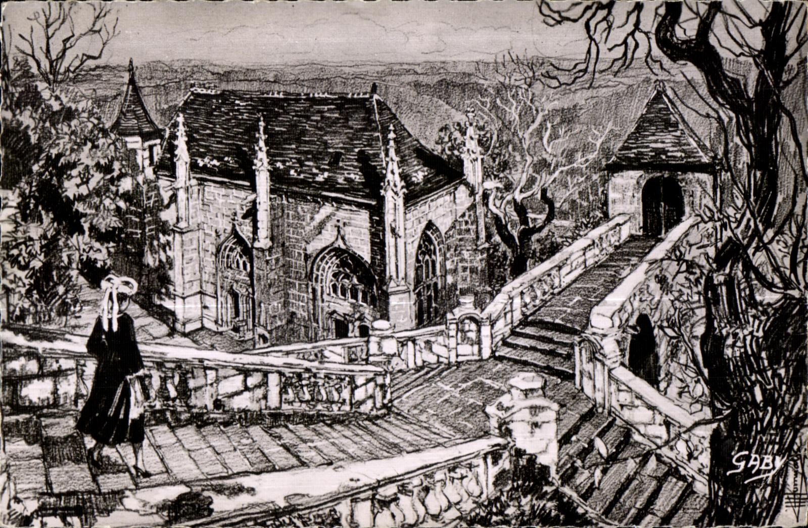 Le Faouët (Morbihan) — Chapelle Saint-Michel — Éditions Saby