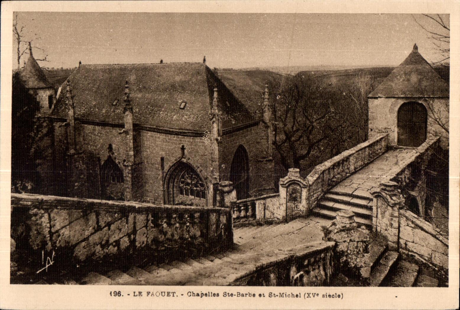 Le Faouët - Chapelles Ste-Barbe et St-Michel (XVe siècle)
