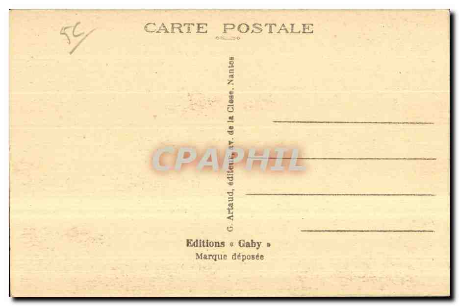 CPALe Faouet (Morbihan) Le Jube de La Cathedrale Saint Fiacre (XV siecle) — Rückseite