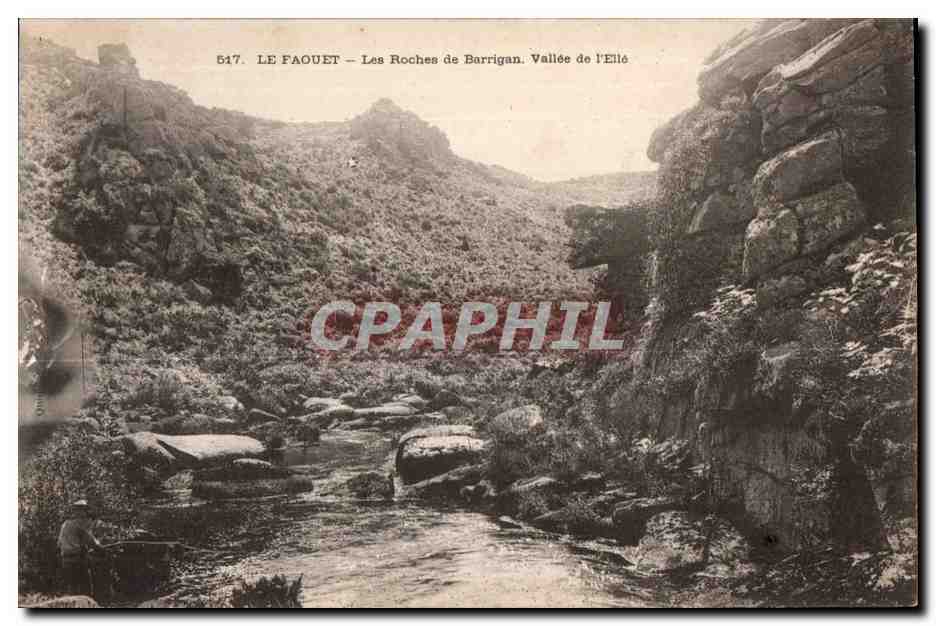 Le Faouët — Les Roches de Barrigan. Vallée de l'Ellé — n° 547
