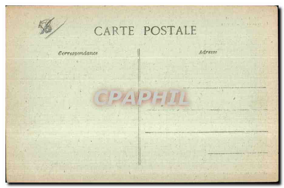 Le Jubé de Saint-Piacre — Intérieur de l'église — Collection Villard, Quimper — Verso