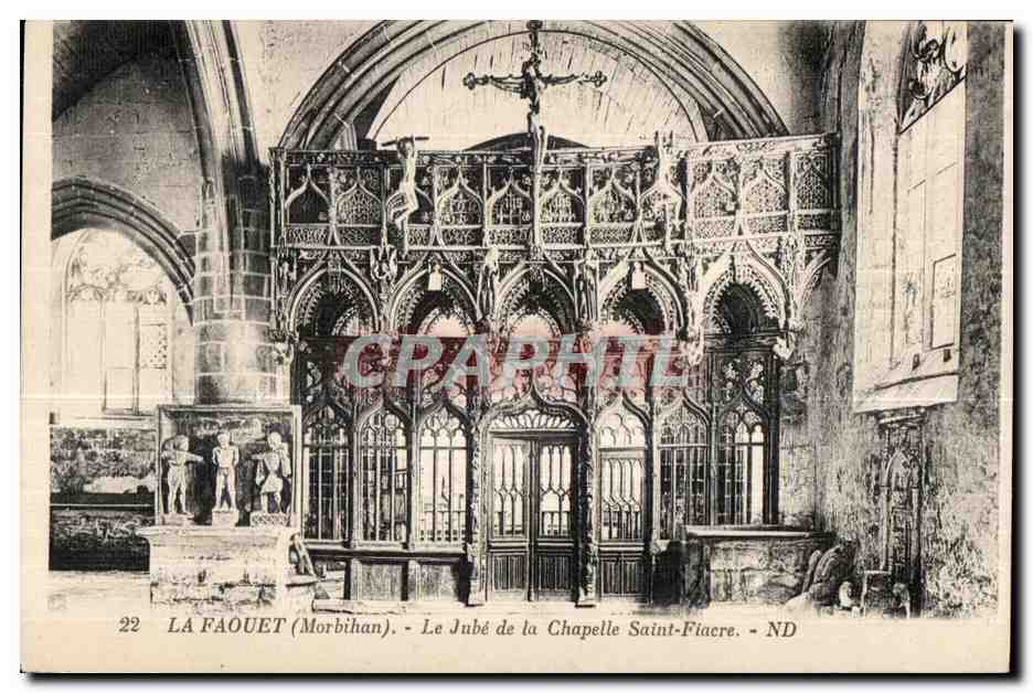 CPA Le Faouet(Morbihan) Le Jube de la Chapelle Saint Fiarce