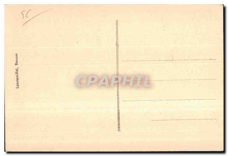 CPA Le Faouet Chapelle St Fiarce La Jube (XVsiecle) — Rückseite