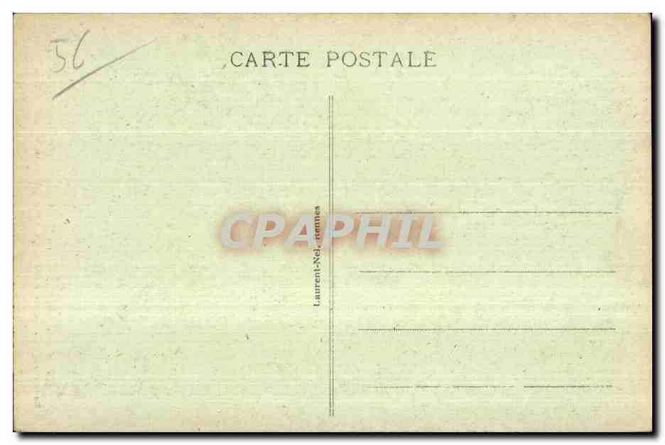 CPA Chapelle St Nicolas pres Le Faouet (XVI siecle)Le Jube Du cole de la uef se deroule en nouf panneaux de la Renaissan — Rückseite
