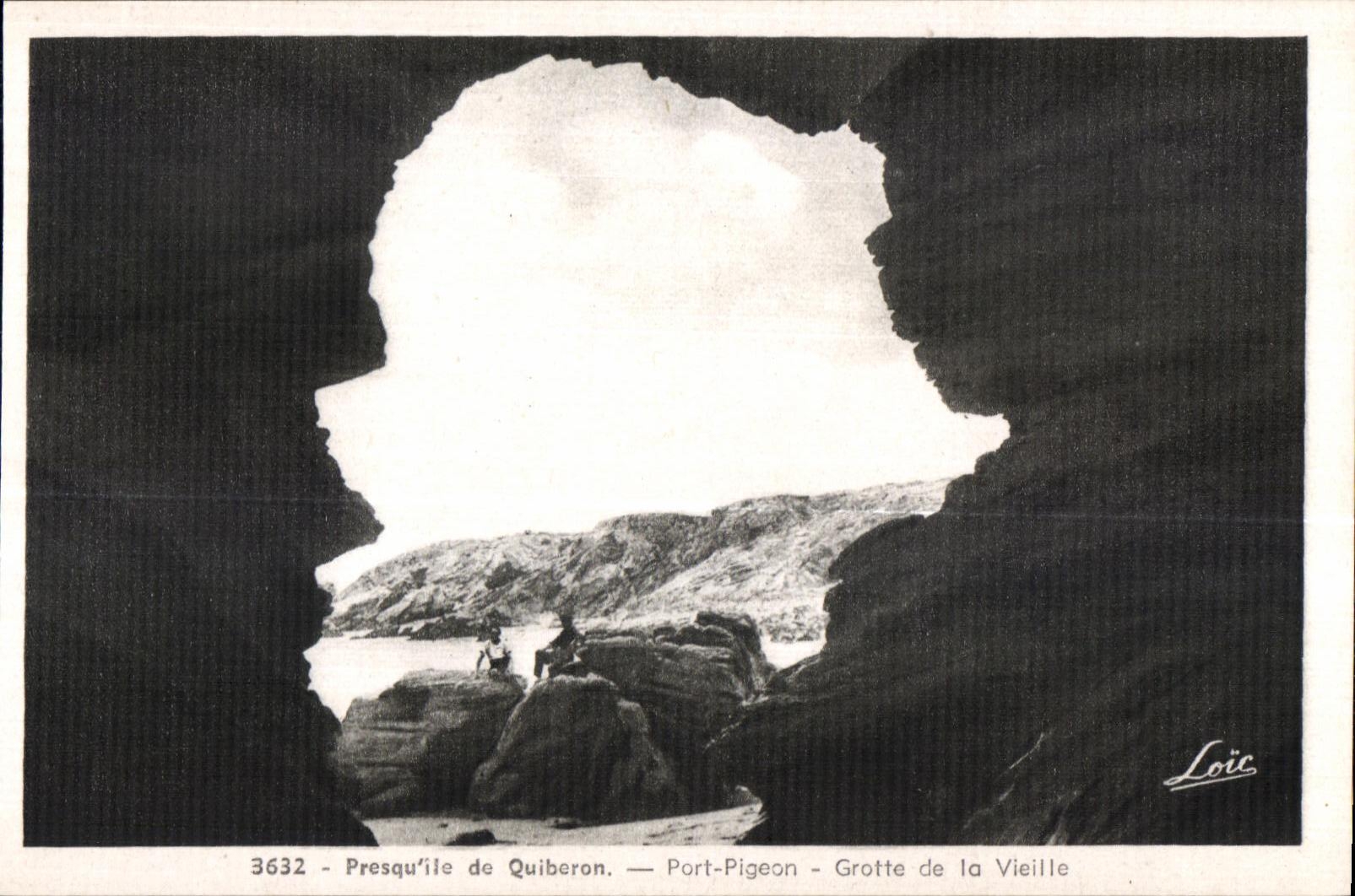 Grotte de la Vieille - Port-Pigeon - Quiberon — Éditeur Loïc, n° 3632