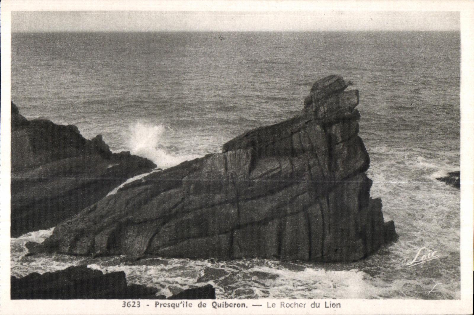 Presqu'île de Quiberon — Le Rocher du Lion — Édition Menny - Rennes