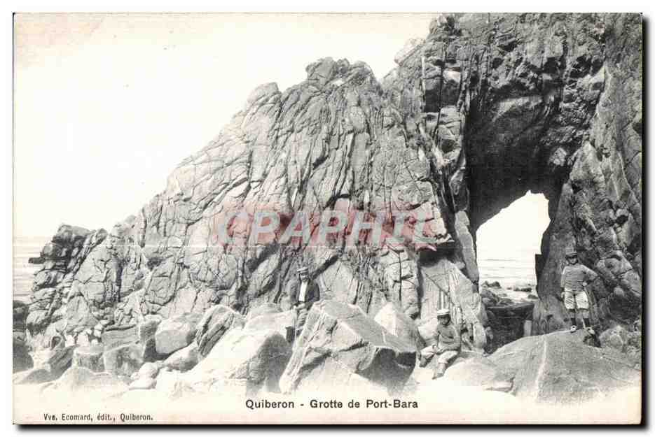 CPA Quiberon Grotte de Port Bara