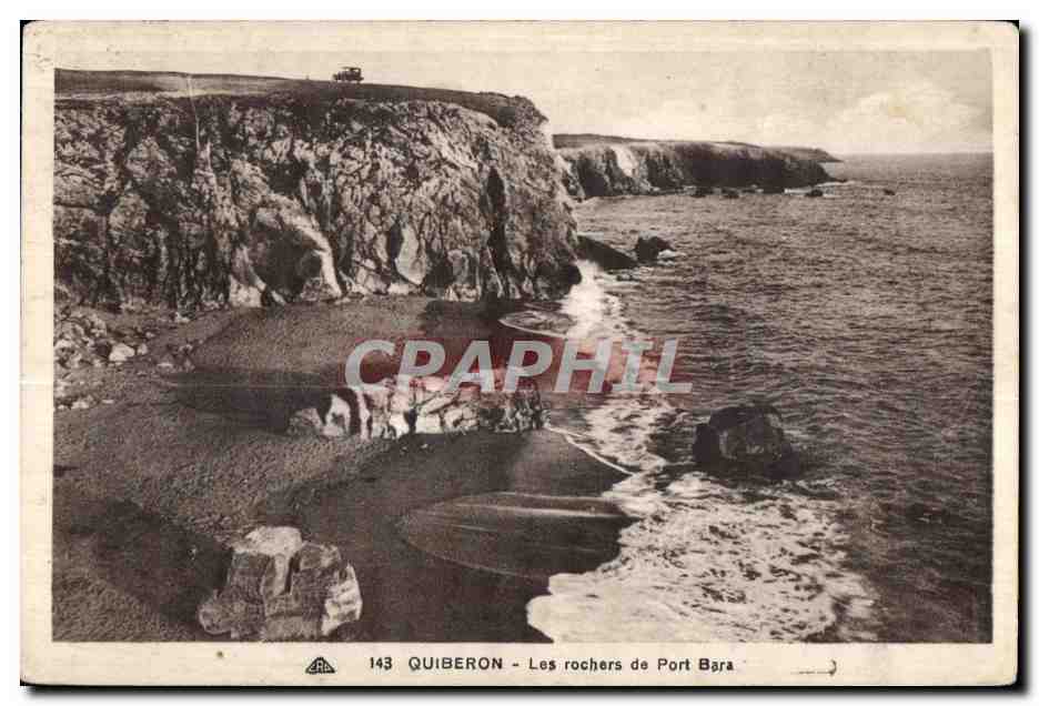 Quiberon — Les rochers de Port Bara — Cie des Arts Photomécaniques, Strasbourg