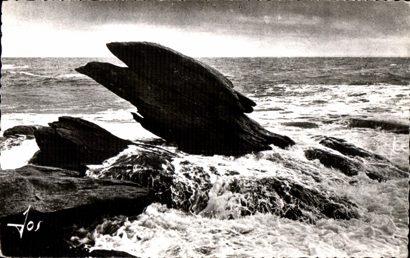 Presqu'île de Guiberon — Rocher en forme d'aigle — Éditions d'Art Jos