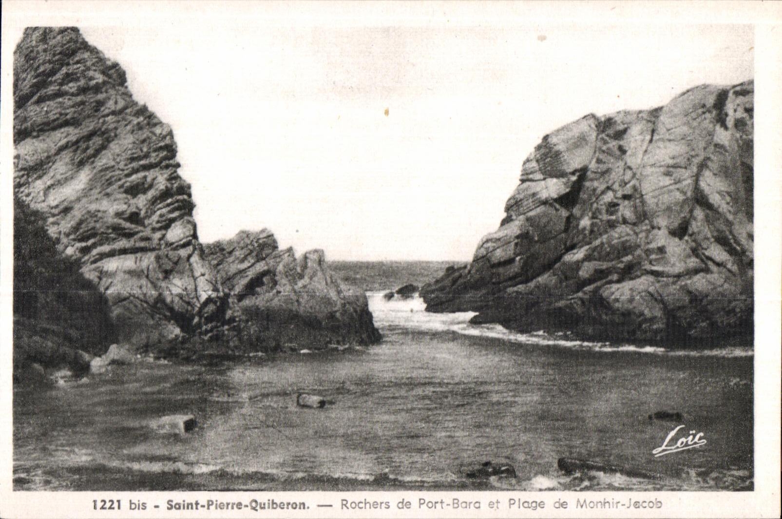Saint-Pierre-Quiberon — Rochers de Port-Bara et Plage de Monhir-Jacob — Loir