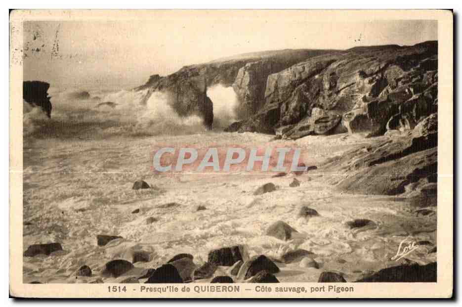 Presqu'île de Quiberon — Côte sauvage, port Pigeon — Loïe