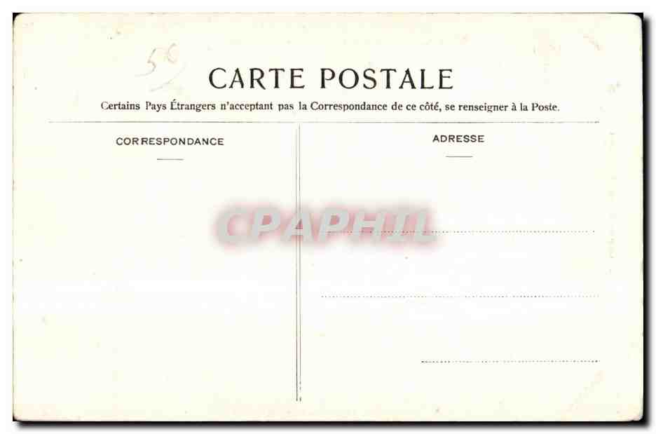 Quiberon - Côte Sauvage - Le Trou du Souffleur — Éditeur : G. P. Jules — Rückseite
